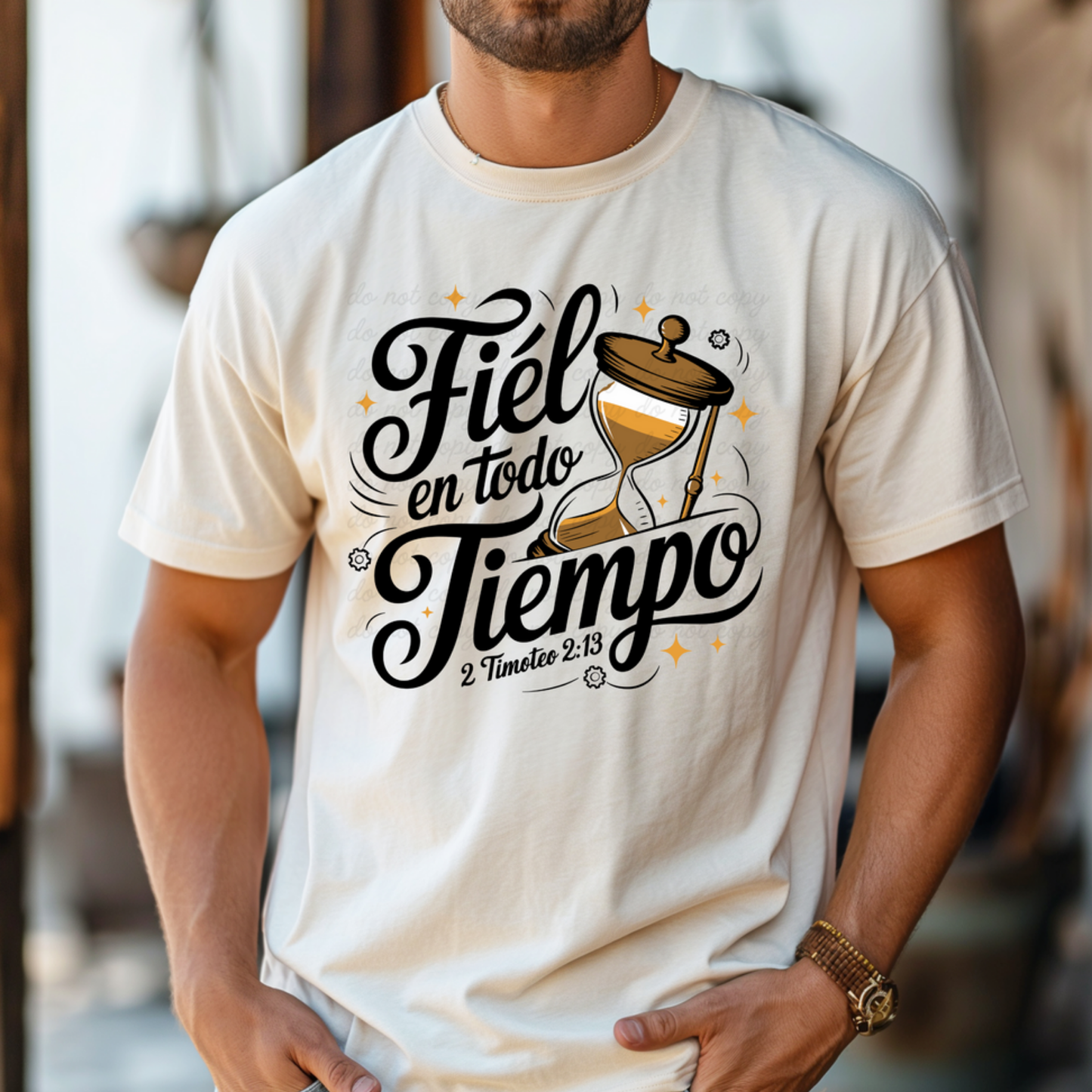 Camiseta Fiel en todo tiempo - Lista para enviar