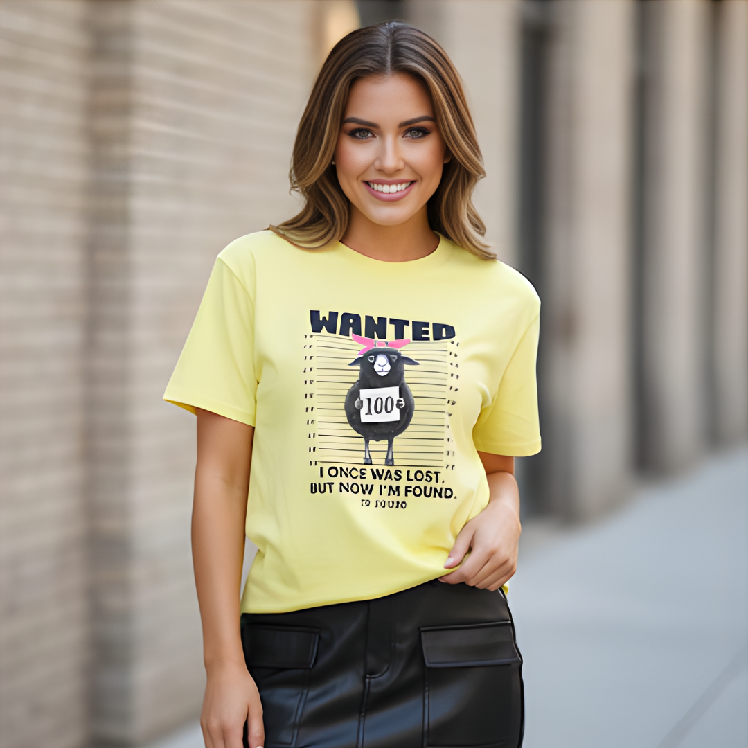 Camiseta Wanted Inspirada en Lucas 15:10 - Lista para enviar