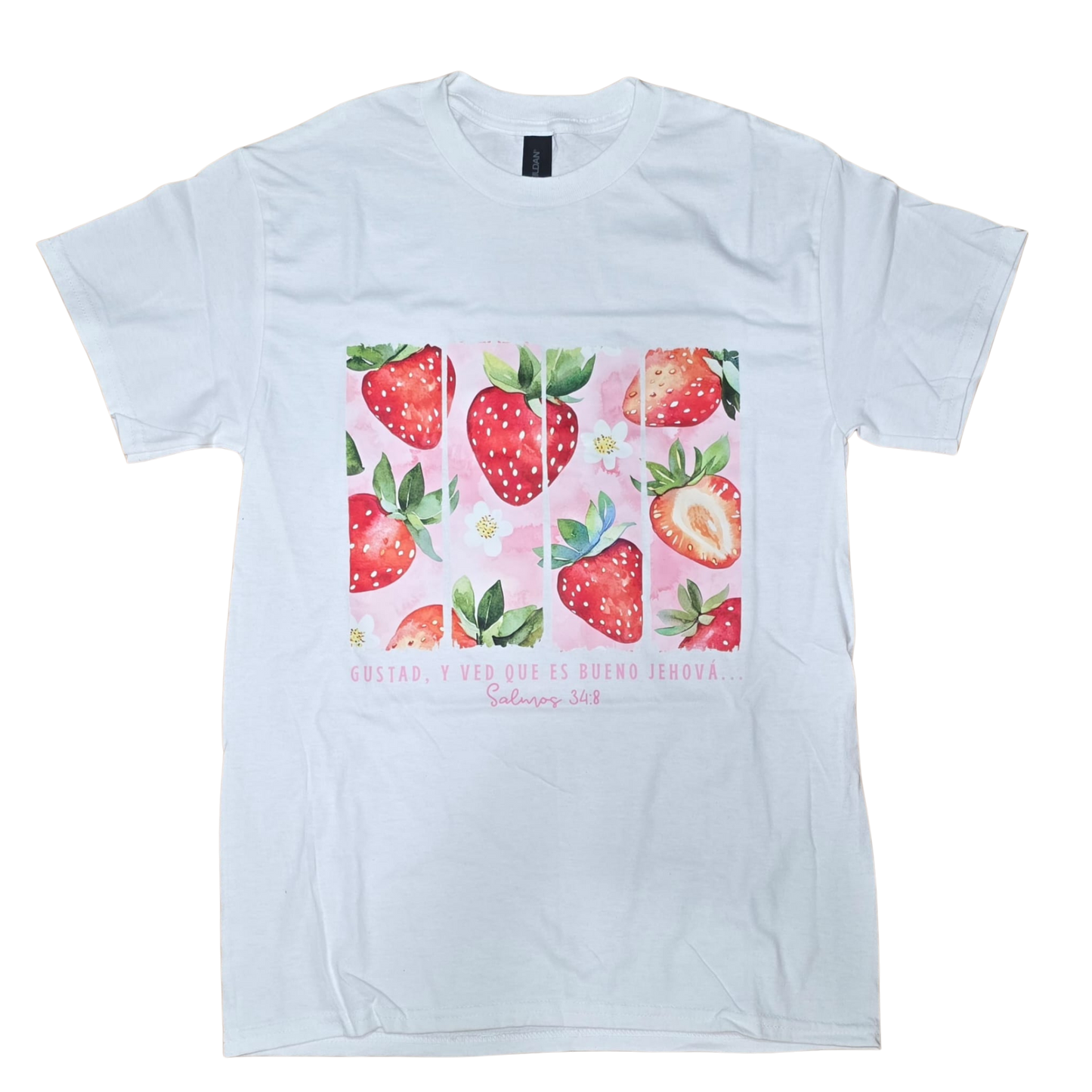 Camiseta Gustad, y ved que bueno es Jehová - Lista para enviar