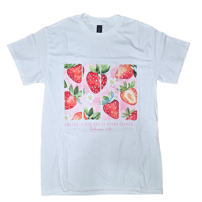 Camiseta Gustad, y ved que bueno es Jehová - Lista para enviar