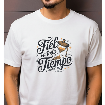 Camiseta Fiel en todo tiempo - Lista para enviar