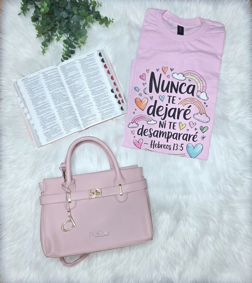 Camiseta Nunca te dejaré ni te desampararé -Lista para enviar-