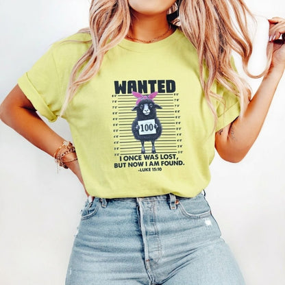 Wanted T-shirt Inspired by Luke 15:10 - Ready to ship